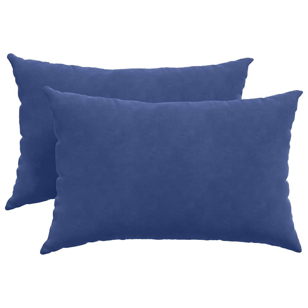 Sofakissen 2er Set Polizeiblau Cord 60x40