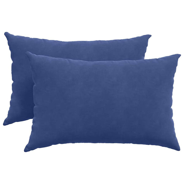 Sofakissen 2er Set Polizeiblau Cord 60x40