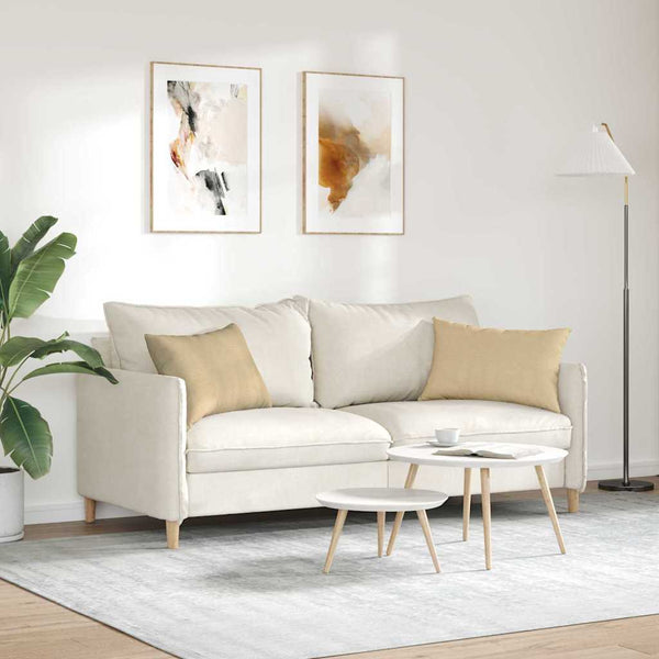 Sofakissen 2er Set Grau-Grün Cord 60x40cm