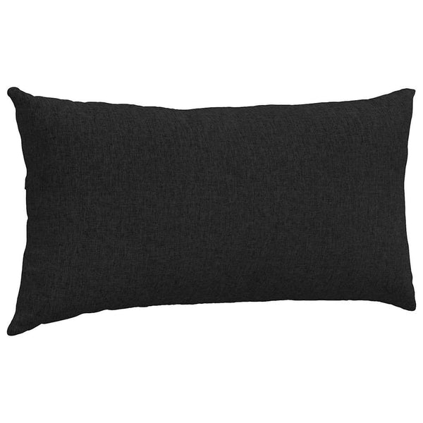 Sofakissen 2er Set Schwarz 80x40 cm
