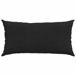 Sofakissen 2er Set Schwarz 80x40 cm