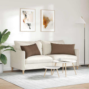 Sofakissen Braun 80x40 cm 2er Set