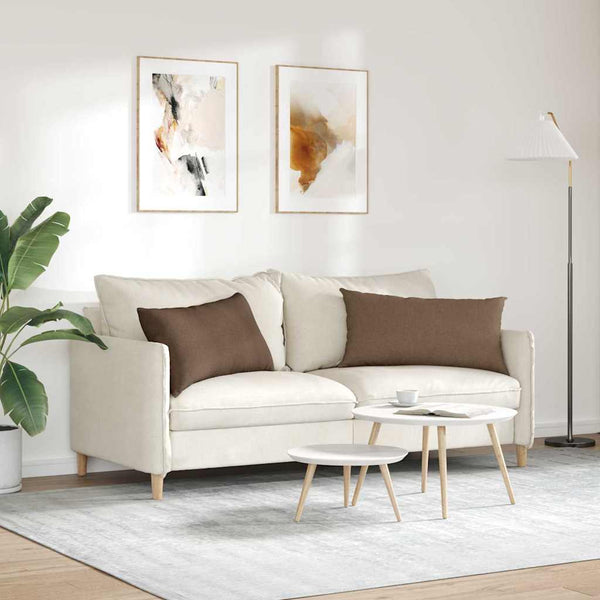 Sofakissen Braun 80x40 cm 2er Set