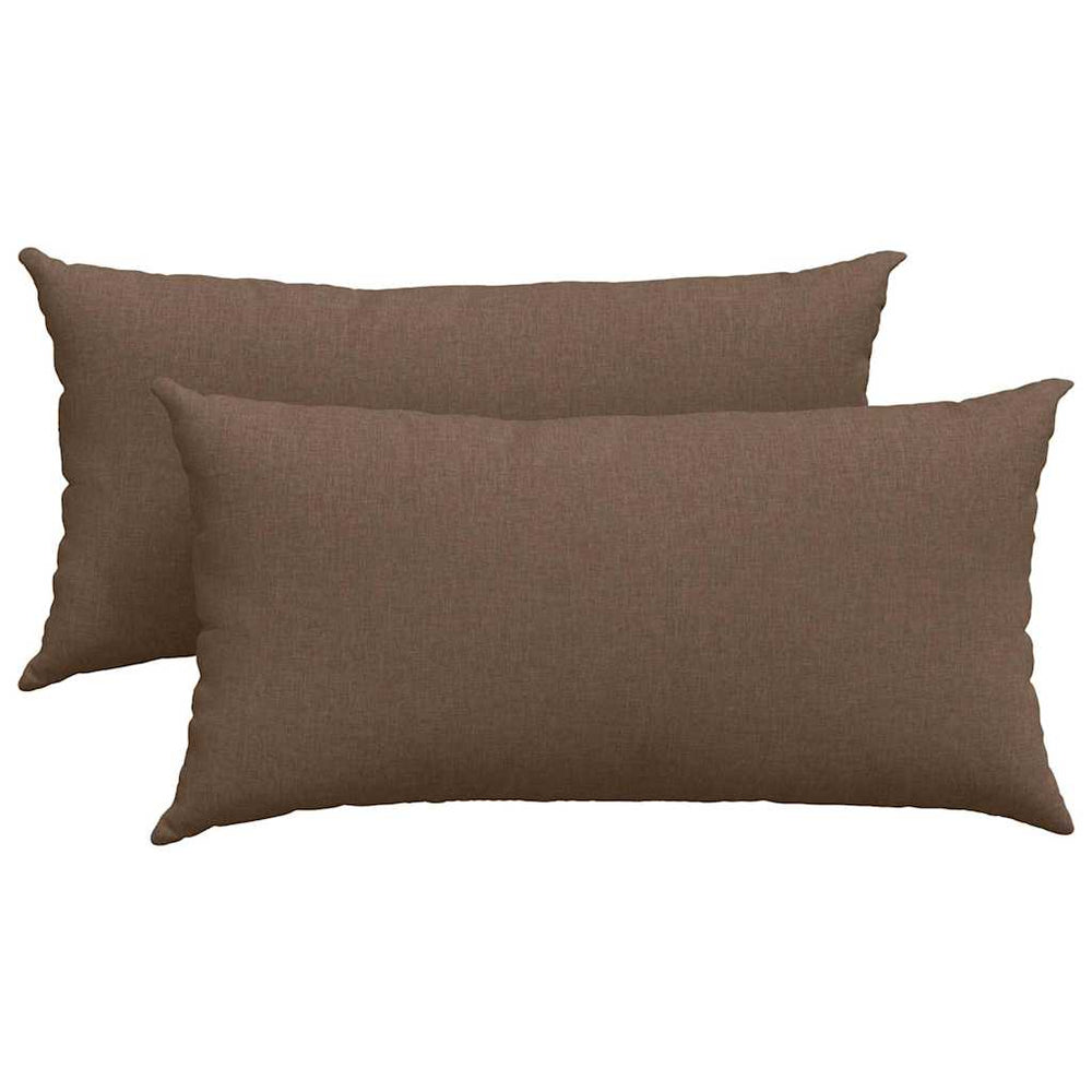Sofakissen Braun 80x40 cm 2er Set
