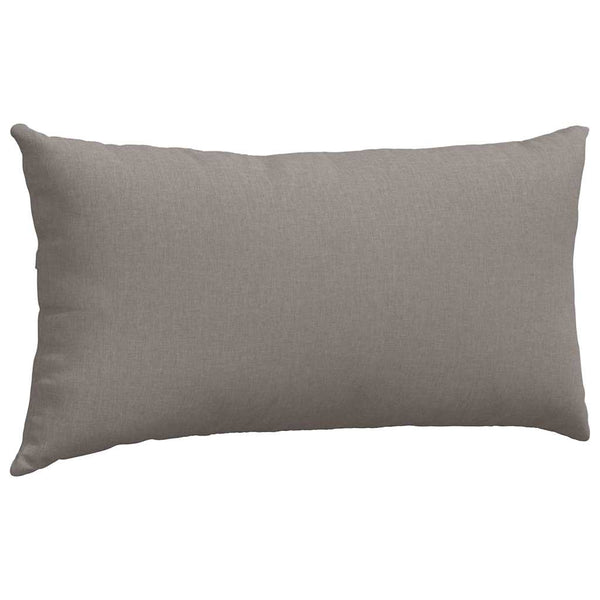 Sofakissen 2er Set Taupe 80x40 cm