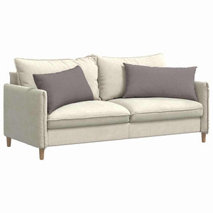 Sofakissen 2er Set Taupe 80x40 cm