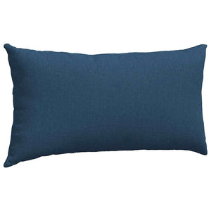 Sofakissen 2er Set Blau 80x40 cm
