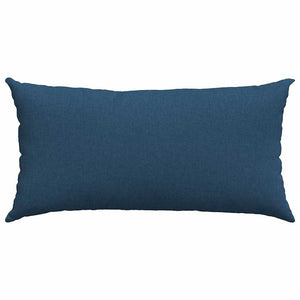 Sofakissen 2er Set Blau 80x40 cm