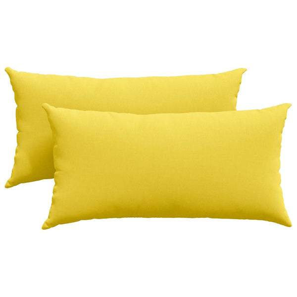 Sofakissen Helles Gelb 80x40 cm 2er Set