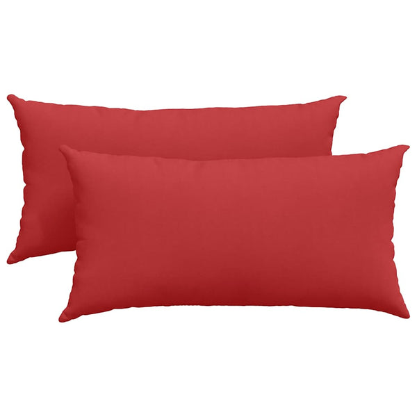 Sofakissen 2er Set Rot 80x40 cm