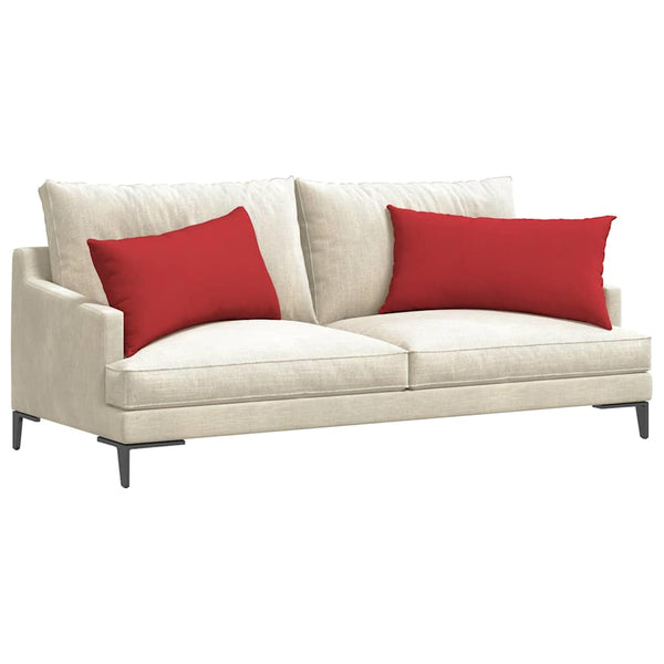 Sofakissen 2er Set Rot 80x40 cm