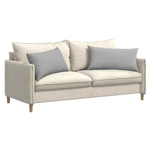 Sofakissen 2er Set Wolkengrau 80x40 cm