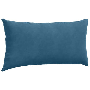 Sofakissen 2er Set Blau Cord 80x40