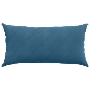 Sofakissen 2er Set Blau Cord 80x40