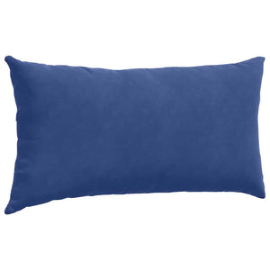 Polizeblaue Cord Sofakissen, 80x40 cm, 2er-Set