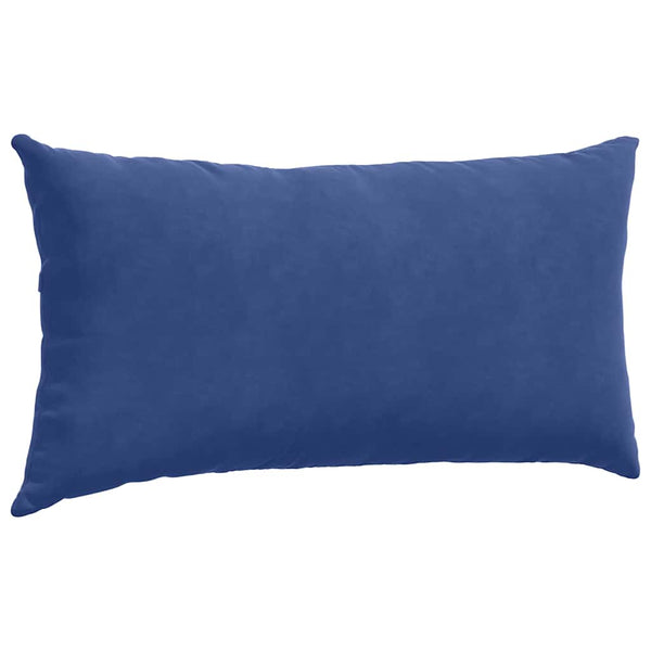 Polizeblaue Cord Sofakissen, 80x40 cm, 2er-Set