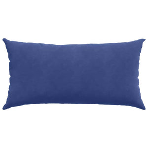 Polizeblaue Cord Sofakissen, 80x40 cm, 2er-Set