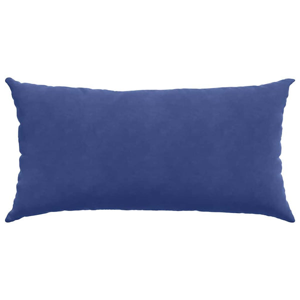 Polizeblaue Cord Sofakissen, 80x40 cm, 2er-Set