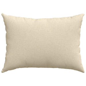 vidaXL Coussins de canapé 2 pcs Crème 70 x 50 cm Tissu