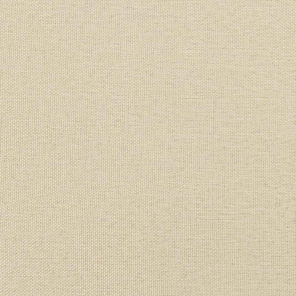 vidaXL Coussins de canapé 2 pcs Crème 70 x 50 cm Tissu