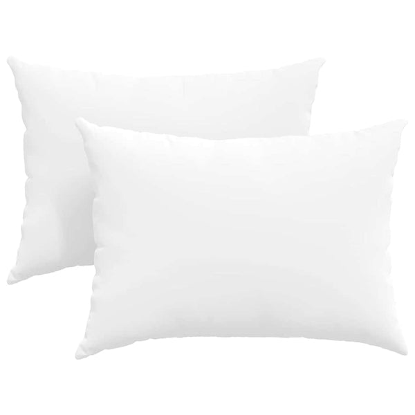 Sofakissen 2er-Set Weiß 70x50 cm