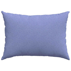 Sofakissen 2er Set Jeans Blau 70x50 cm