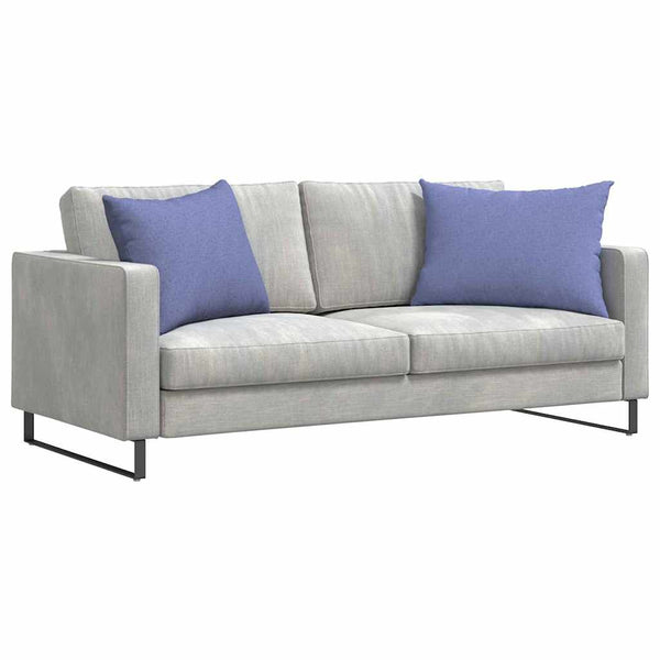 Sofakissen 2er Set Jeans Blau 70x50 cm
