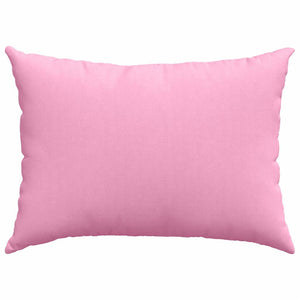 vidaXL Coussins de canapé 2 pcs Rose 70 x 50 cm Tissu