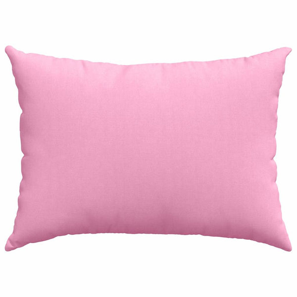 vidaXL Coussins de canapé 2 pcs Rose 70 x 50 cm Tissu