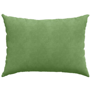 vidaXL Coussins de canapé 2 pcs Vert clair 70 x 50 cm Tissu côtelé