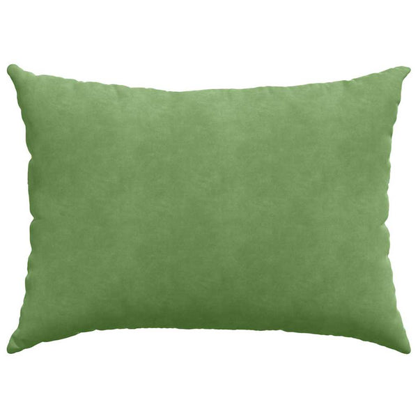 vidaXL Coussins de canapé 2 pcs Vert clair 70 x 50 cm Tissu côtelé