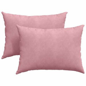 Sofakissen 2er Set Rosa Cord 70x50 cm
