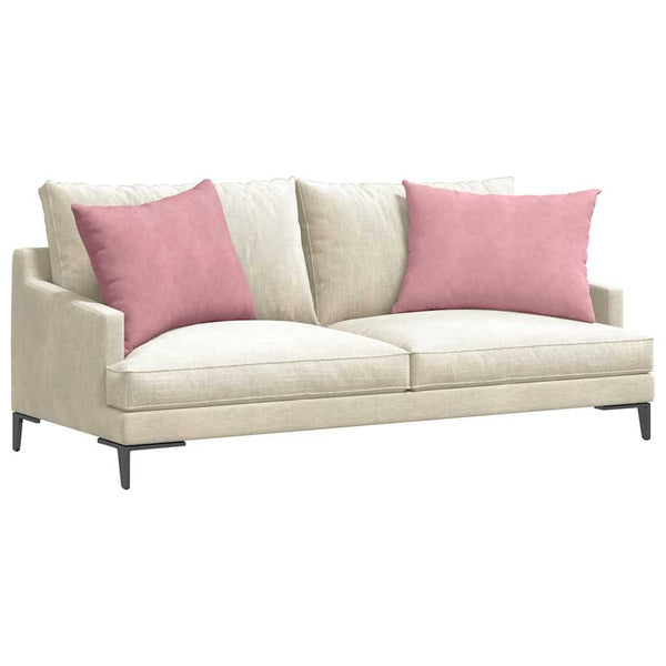 Sofakissen 2er Set Rosa Cord 70x50 cm