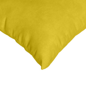 Gelbe Cord Sofakissen 70x50cm, 2er-Set
