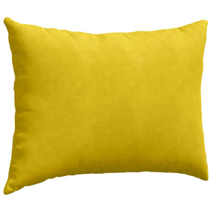 Gelbe Cord Sofakissen 70x50cm, 2er-Set