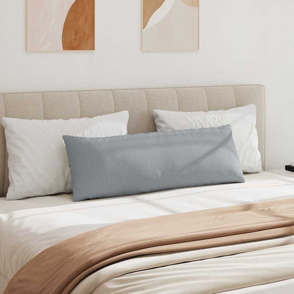Sofakissen 2er Set Hellgrau 120x40 cm