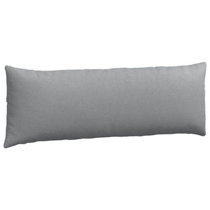 Sofakissen 2er Set Hellgrau 120x40 cm