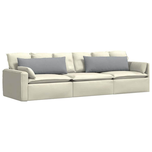 Sofakissen 2er Set Hellgrau 120x40 cm