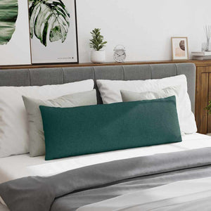 Dunkelgrüne Sofakissen, 2er-Set, 120x40 cm