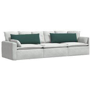 Dunkelgrüne Sofakissen, 2er-Set, 120x40 cm