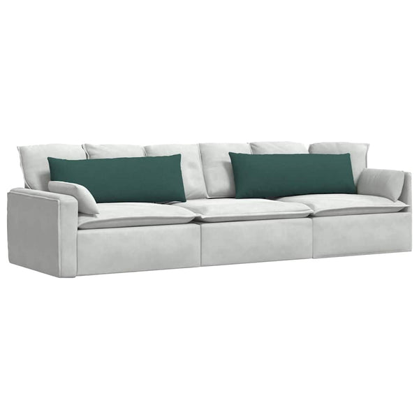 Dunkelgrüne Sofakissen, 2er-Set, 120x40 cm