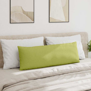 vidaXL Coussins de canapé 2 pcs Vert clair 120 x 40 cm Tissu