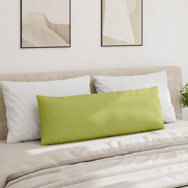 vidaXL Coussins de canapé 2 pcs Vert clair 120 x 40 cm Tissu