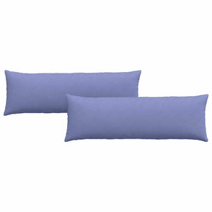 Jeans Sofakissen 2er-Set Blau 120x40 cm