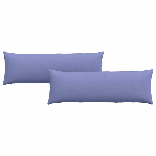 Jeans Sofakissen 2er-Set Blau 120x40 cm