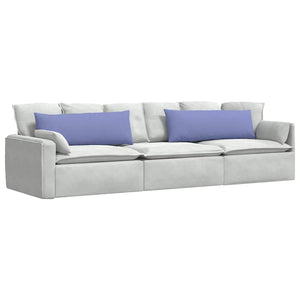 Jeans Sofakissen 2er-Set Blau 120x40 cm