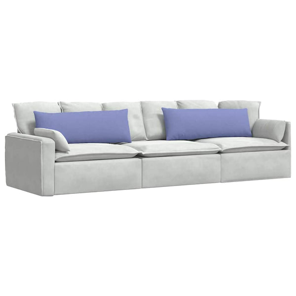 Jeans Sofakissen 2er-Set Blau 120x40 cm