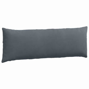 Sofakissen 2er Set Dunkelgrau Cord 120x40