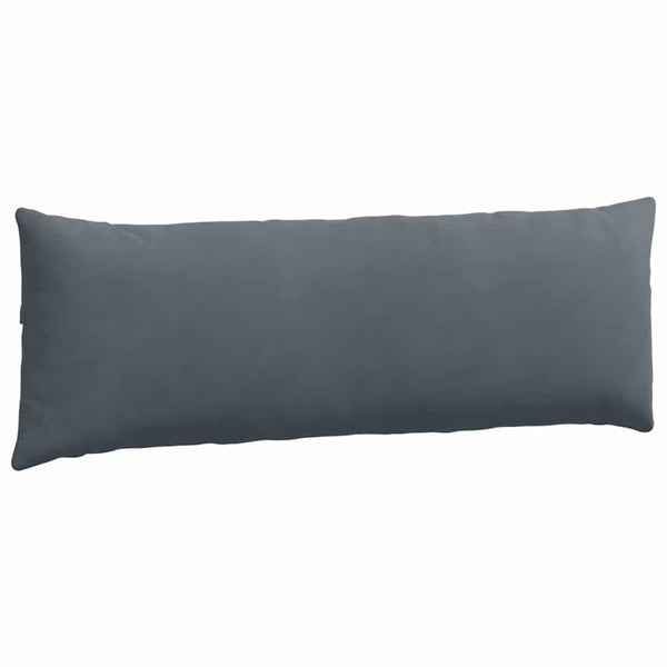 Sofakissen 2er Set Dunkelgrau Cord 120x40