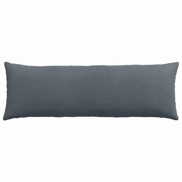 Sofakissen 2er Set Dunkelgrau Cord 120x40